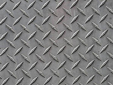 Chequered Steel Plate (Tear Drop Pattern)